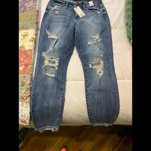 1 DAY SALE!!! NWT Judy Blue mid rise destroyed boyfriend jeans